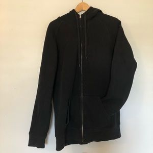 Tna long zip-up hoodie